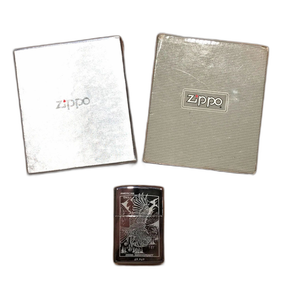 Zippo Lighter 200th Anniversary American Eagle 1776-1976 Unfired In Box NOS